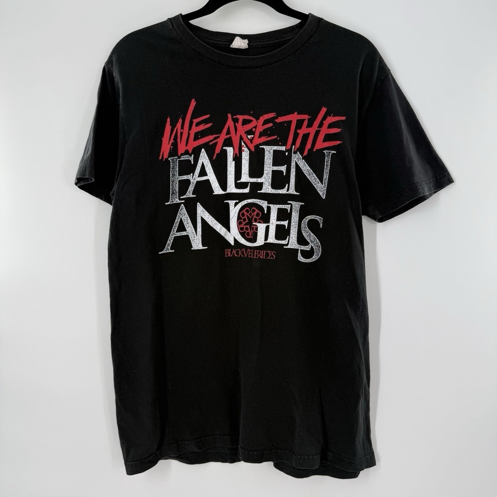 Vintage Black Veil B Band Shirt RARE T Shirt Men Size L Fallen Angles